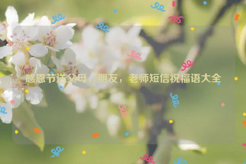 感恩节送父母，朋友，老师短信祝福语大全