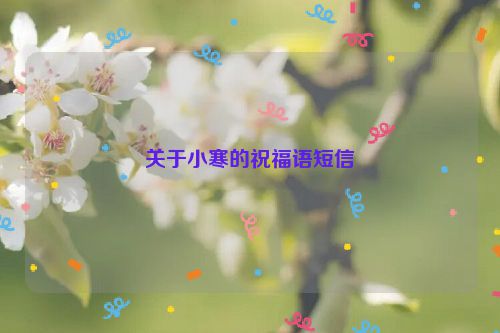 关于小寒的祝福语短信